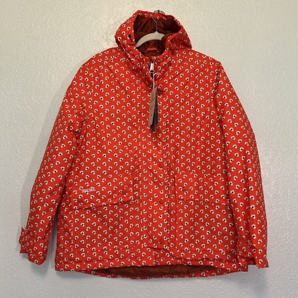 Orla Kiely Regatta NWT Winter Puffy Coat  US10